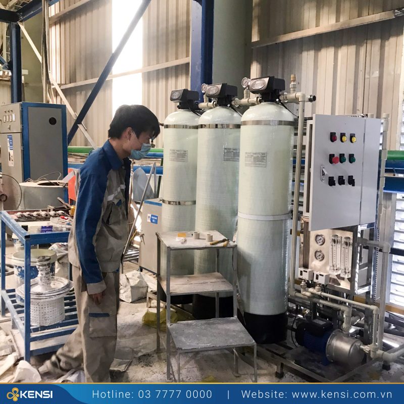 Hệ thống lọc nước RO 1000l/h cho nhà xưởng