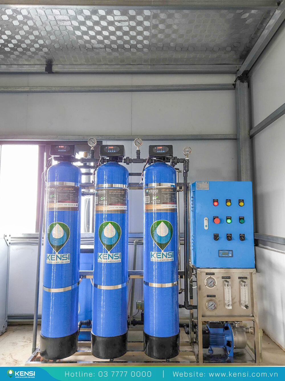 Hệ thống lọc nước công nghiệp được thiết kế chuyên biệt cho từng nhu cầu