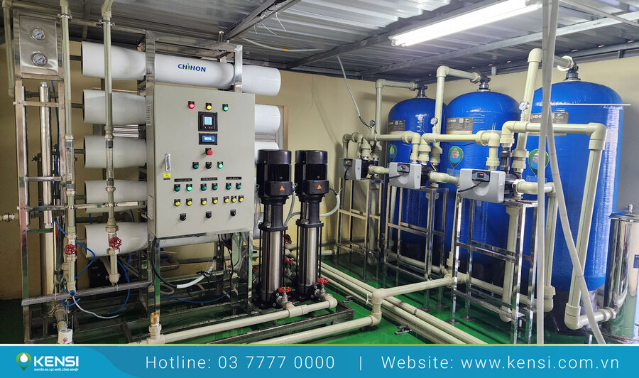 Máy lọc nước công nghiệp RO thiết kế riêng đáp ứng cho mọi nhu cầu nước sạch