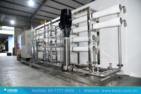 Hệ thống lọc nước công nghiệp RO 20.000 L/h cho nhà máy Đức Giang