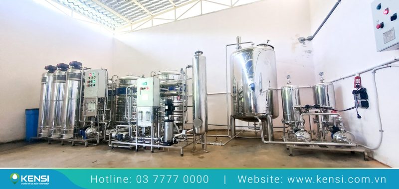 Hệ thống lọc nước RO công nghiệp giúp đảm bảo chất lượng nguồn nước trong sản xuất mỹ phẩm