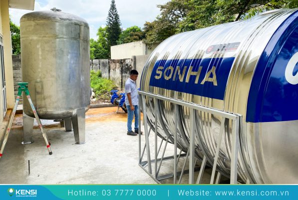 Hệ thống lọc tổng sinh hoạt giúp đảm bảo nguồn nước cho các hoạt động trong trung tâm thương mại